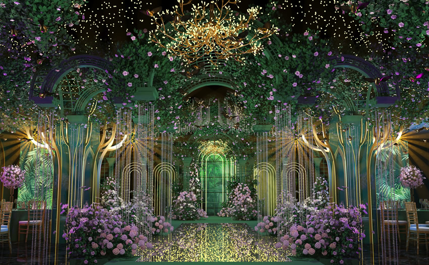 同仁奇妙森林婚礼堂效果展示